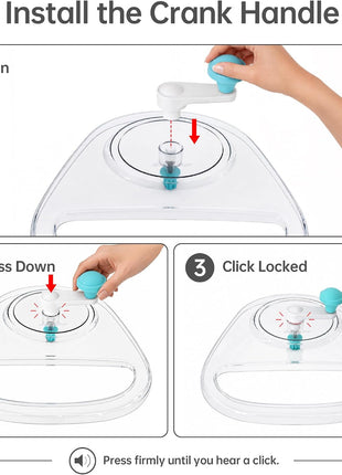 JOYLOOP Fruit Cleaner Spinner, Large Produce Rinse Bowl with Drain Basket, Vegetable Scrubber for Berries, Grapes, Salad and Vegetables