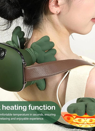 Neck Massager Bionic Heated Massager, Neck Massager for Pain Relief Deep Tissue, Simulated Human Hand Design for Pain Relief and Muscle Relax