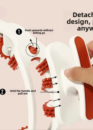 Ring Massage Roller with Detachable Handles