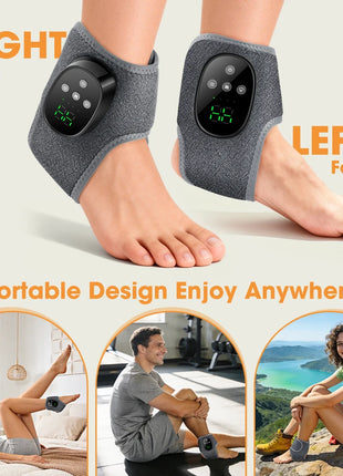 Cordless Heated Foot & Ankle Massager Wrap