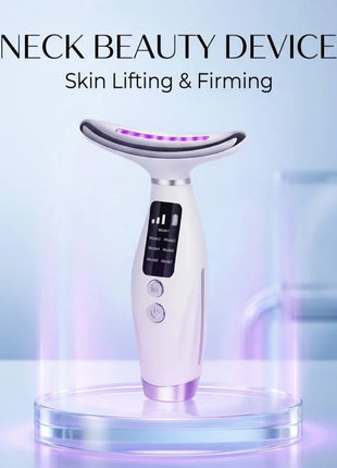 7-Color LED Light Therapy Face & Neck Massager