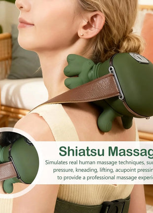 Neck Massager Bionic Heated Massager, Neck Massager for Pain Relief Deep Tissue, Simulated Human Hand Design for Pain Relief and Muscle Relax